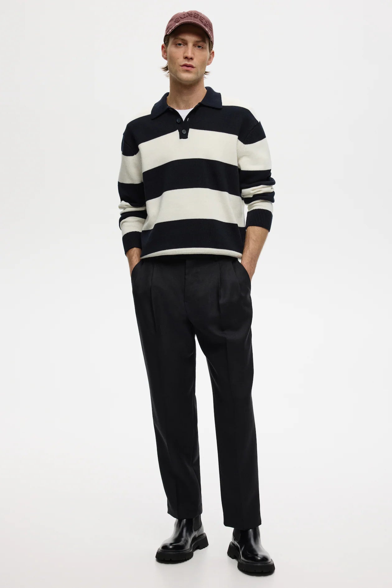 Playera Polo Relaxed Fit