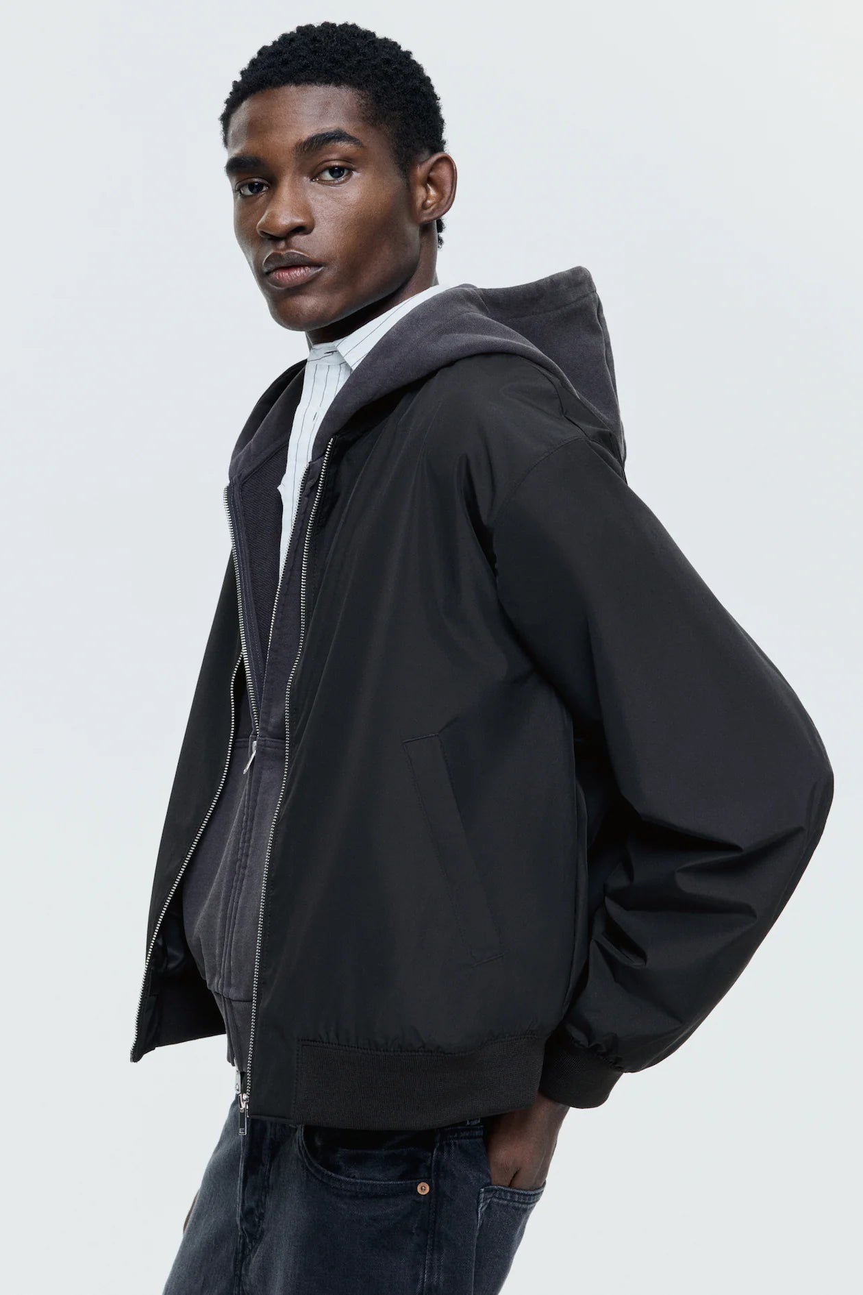 Chamarra bomber ligera