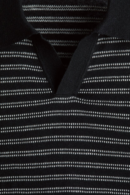 Playera polo Regular Fit en mezcla de lino