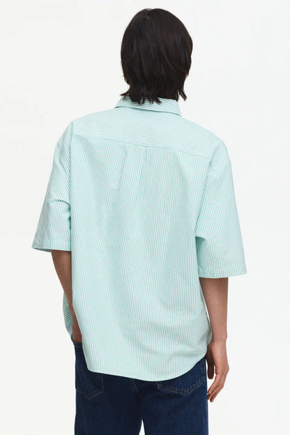 Camisa Oxford Relaxed Fit de manga corta