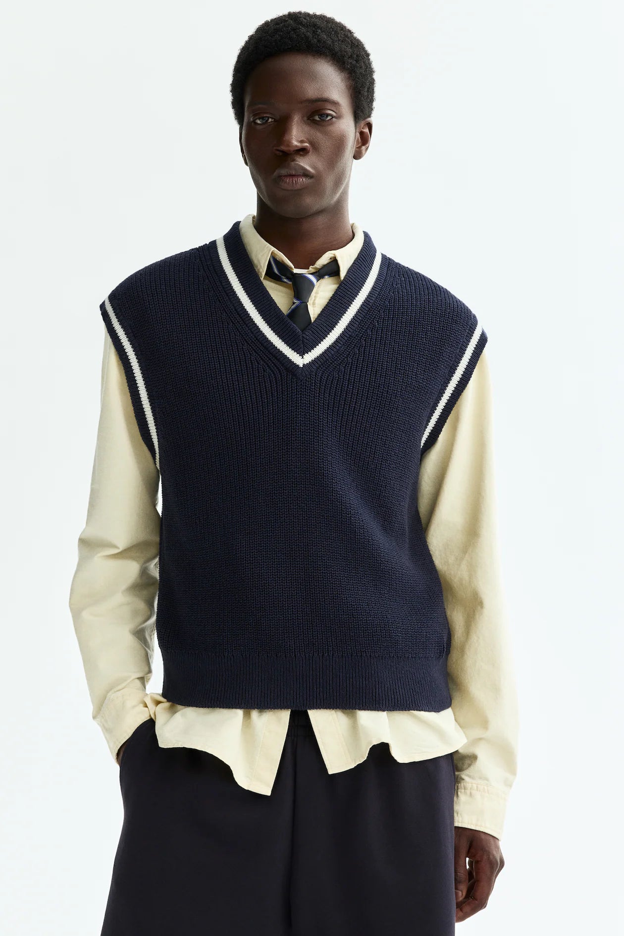 Chaleco tejido Loose Fit