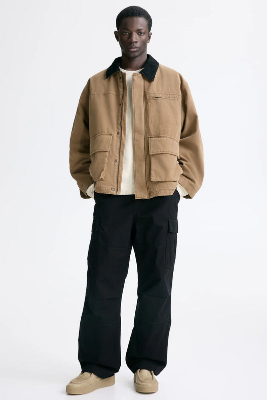 Pantalón cargo Relaxed Fit de algodón