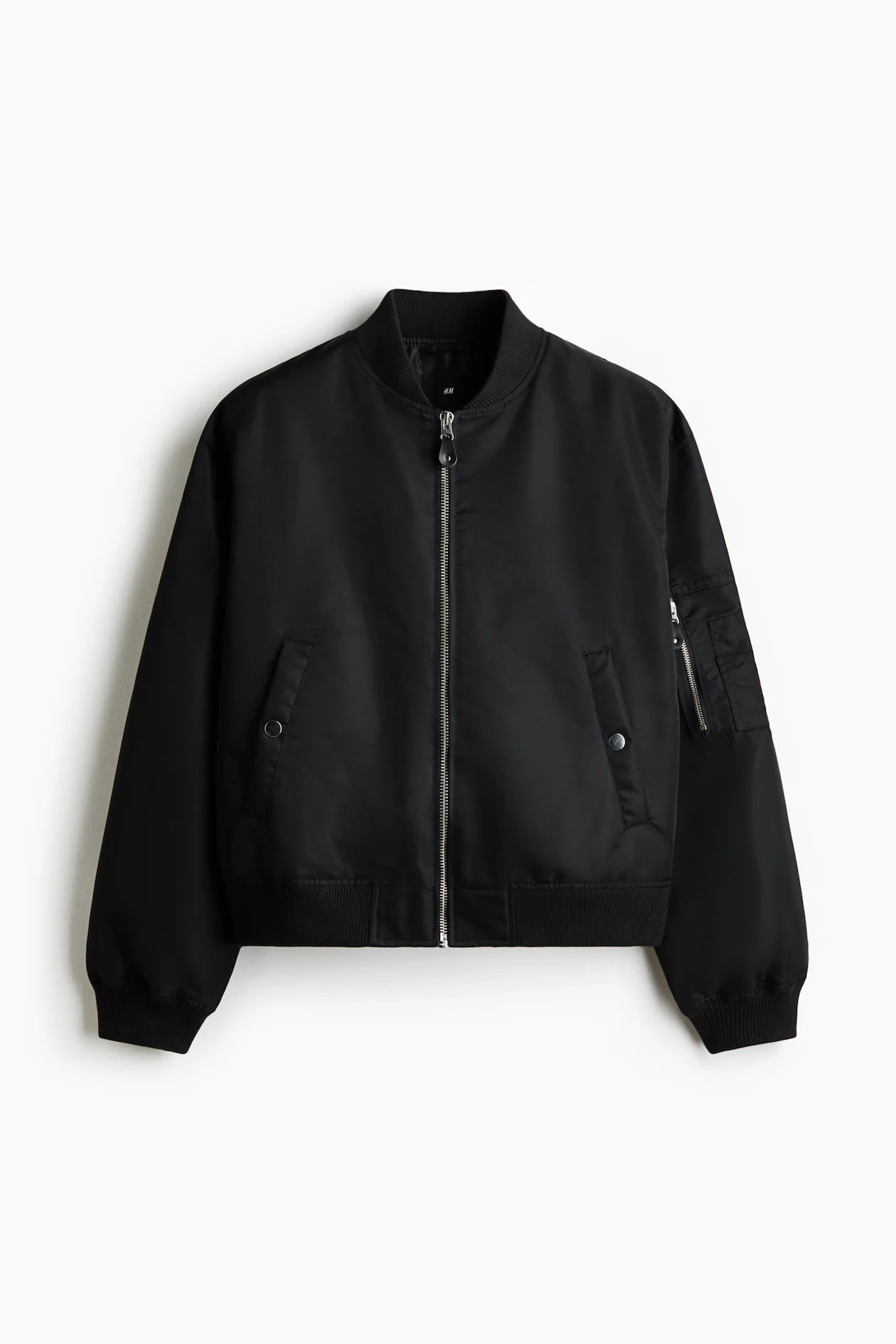 Chamarra bomber en nylon