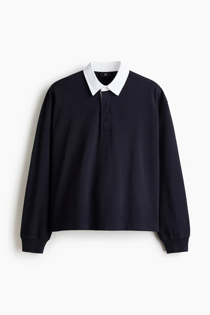 Playera polo Loose Fit de algodón