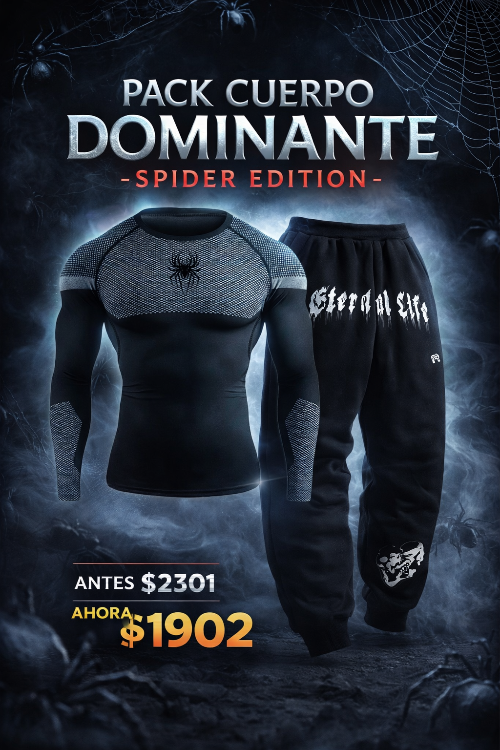 PACK CUERPO DOMINANTE – SPIDER EDITION