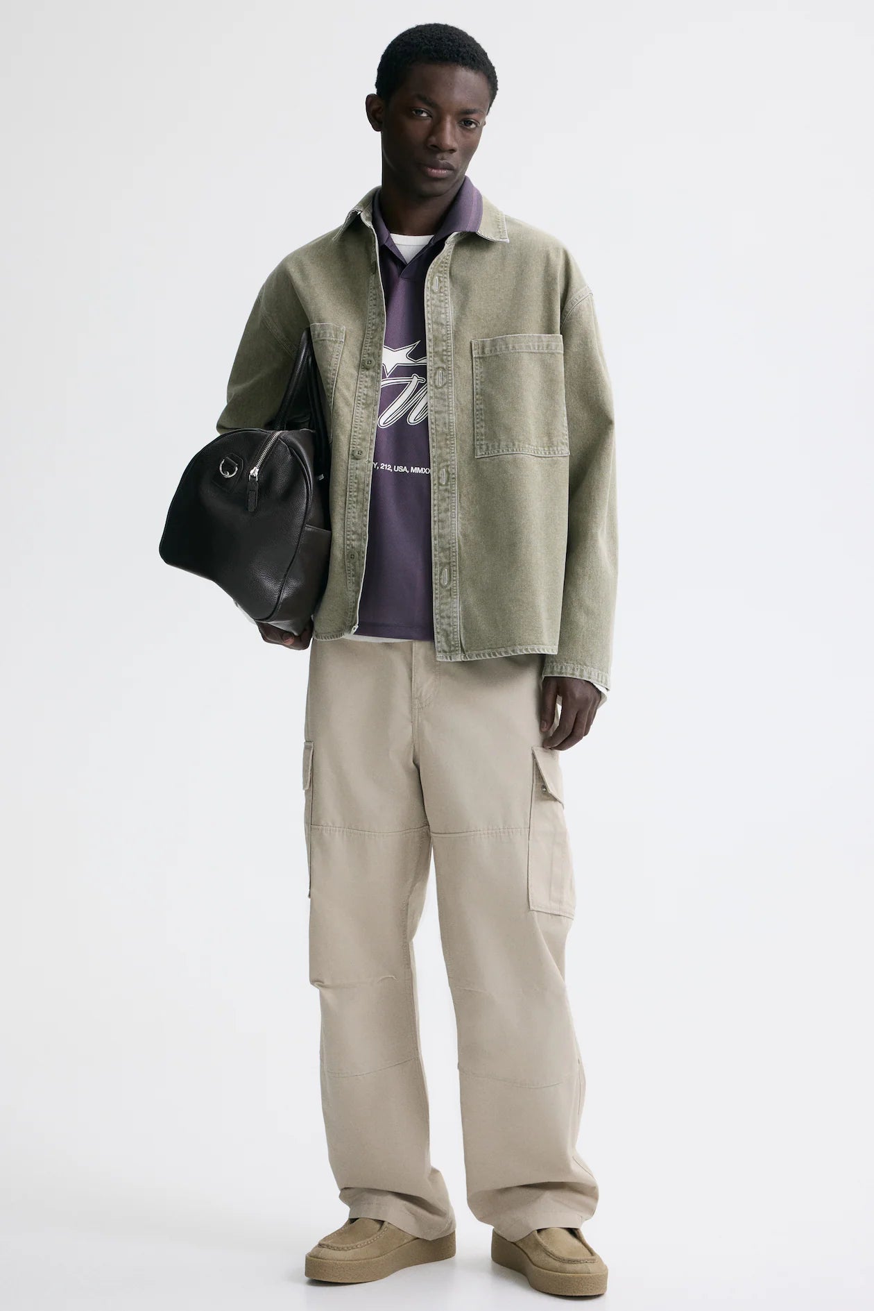 Pantalón cargo Relaxed Fit de algodón