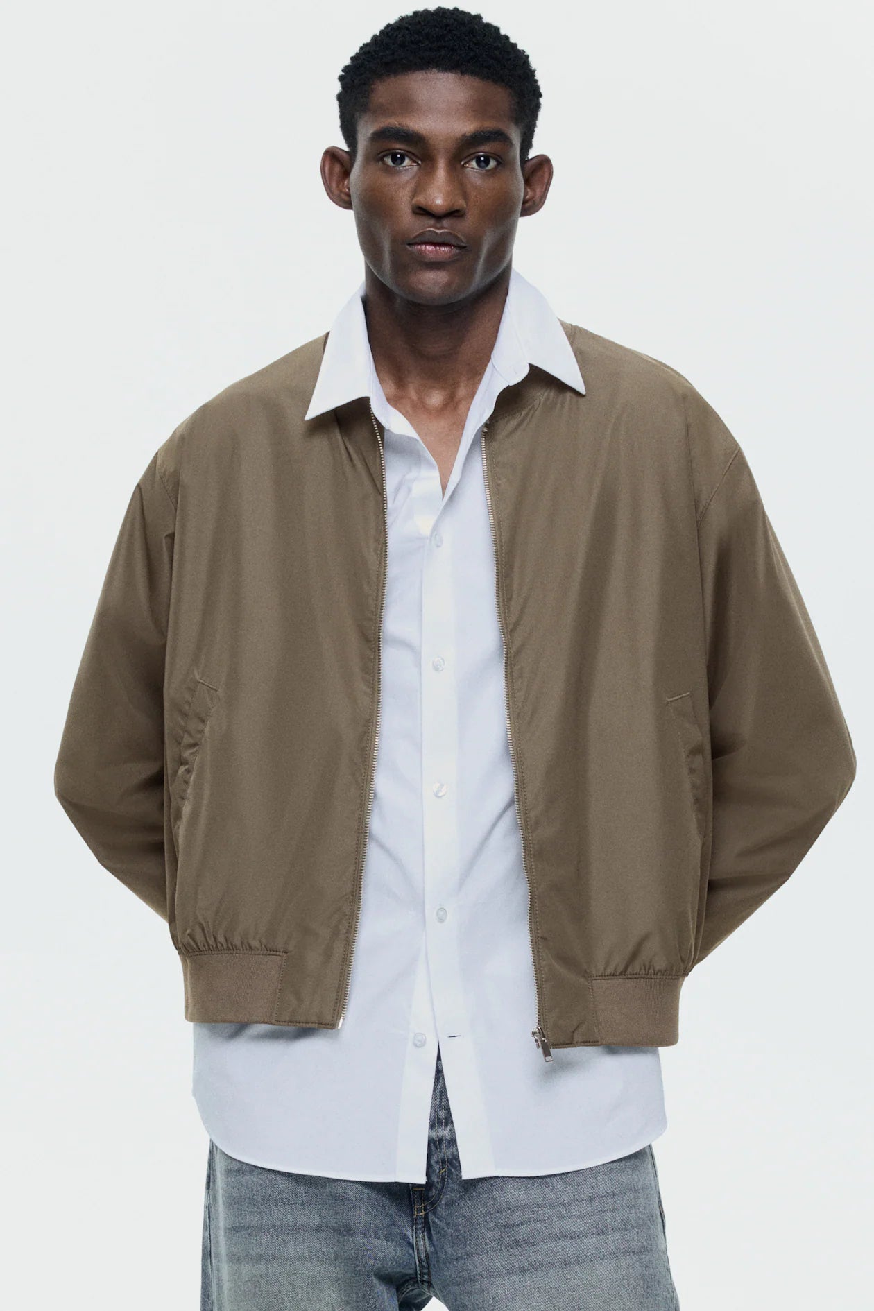 Chamarra bomber ligera