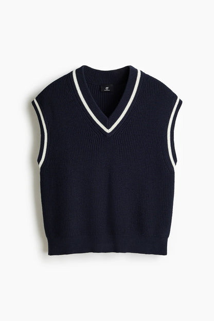 Chaleco tejido Loose Fit