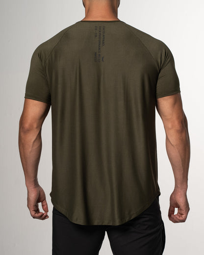 Camiseta deportiva de entrenamiento – Verde militar