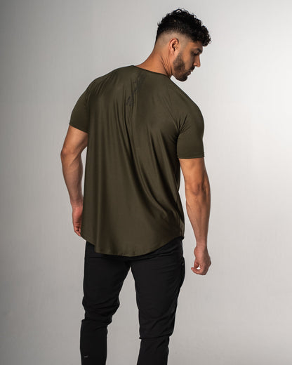 Camiseta deportiva de entrenamiento – Verde militar