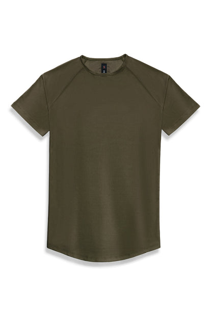 Camiseta deportiva de entrenamiento – Verde militar