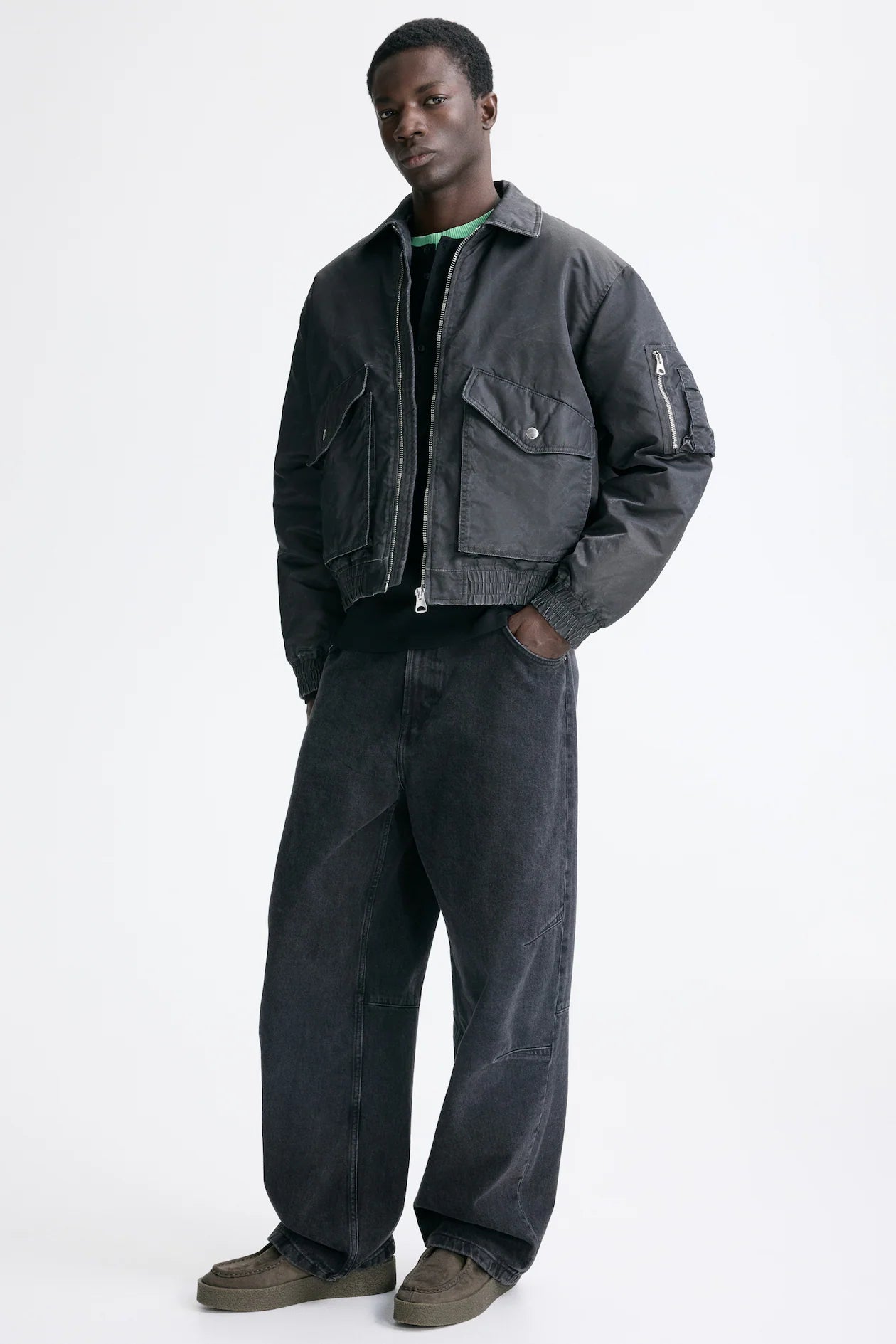Chamarra bomber acolchada