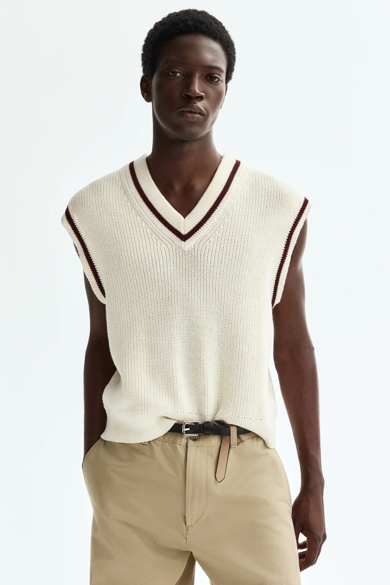 Chaleco tejido Loose Fit