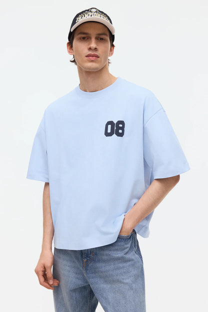 Playera Oversized Fit con diseño