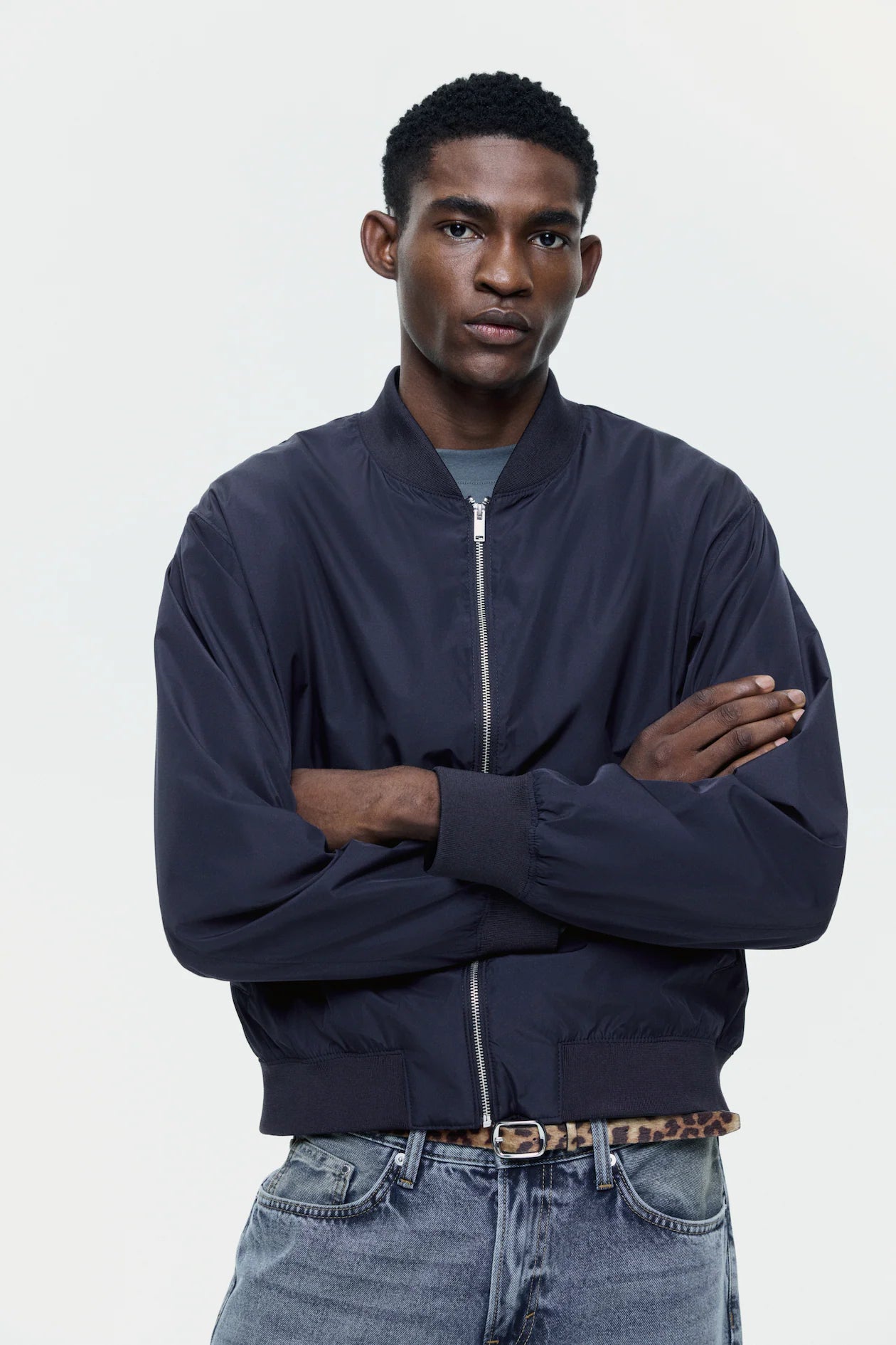 Chamarra bomber ligera