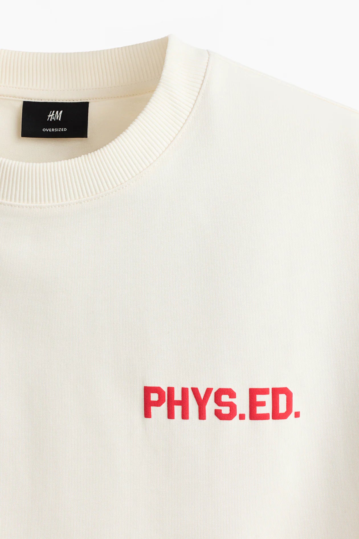 Playera Oversized Fit con diseño