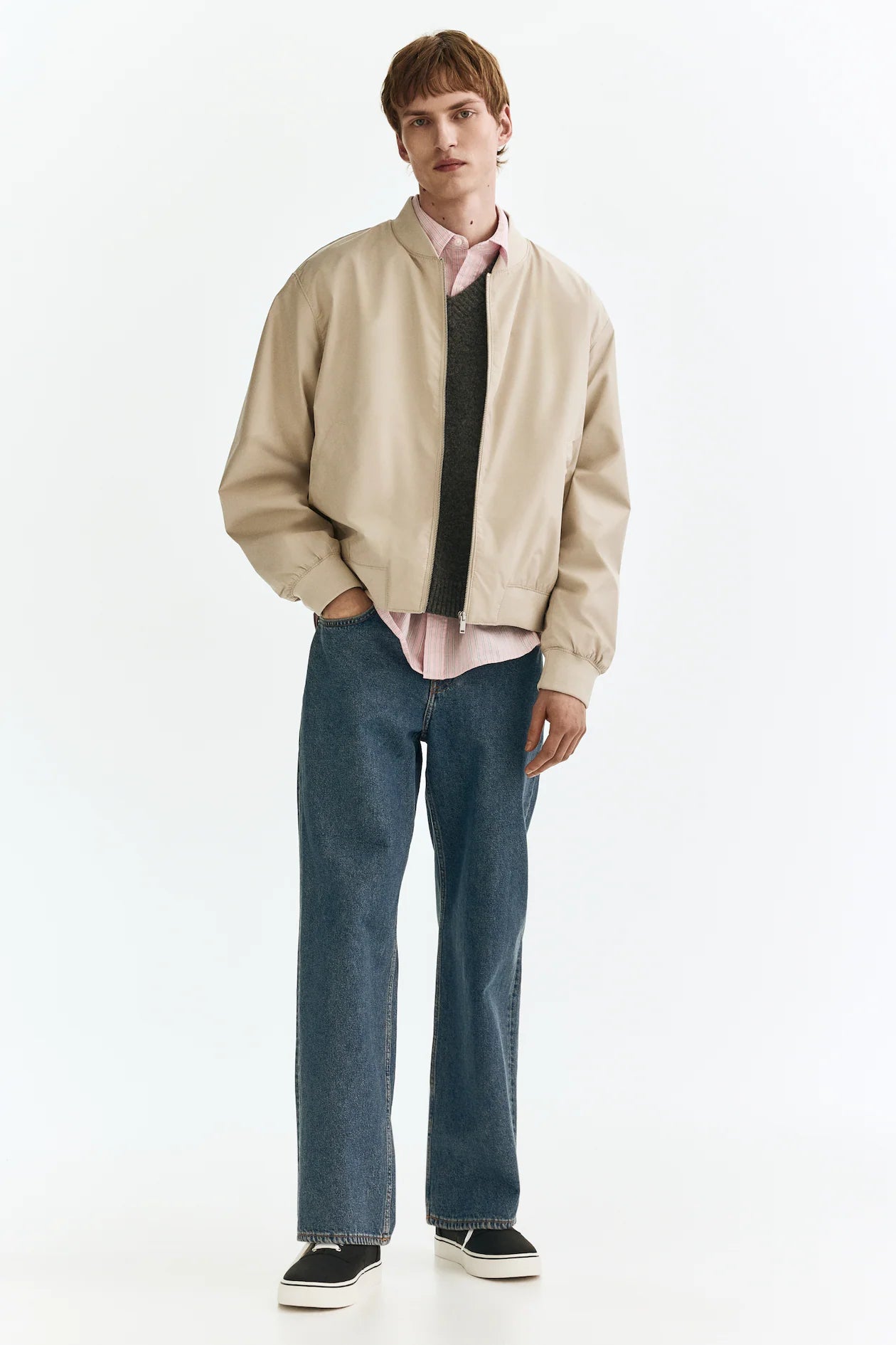 Chamarra bomber ligera
