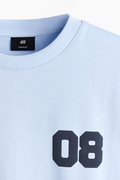 Playera Oversized Fit con diseño
