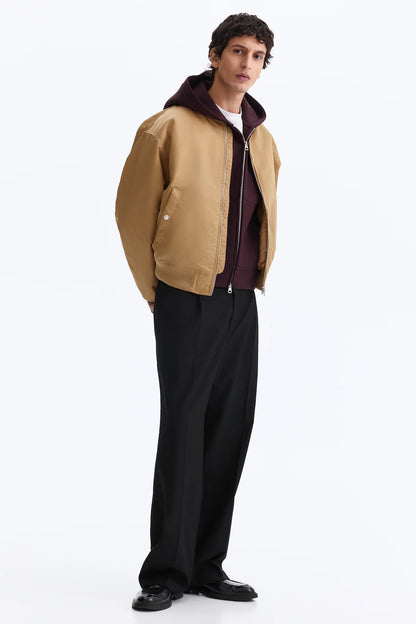 Chamarra bomber en nylon